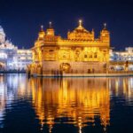 Golden Temple illuminated over sacred waters